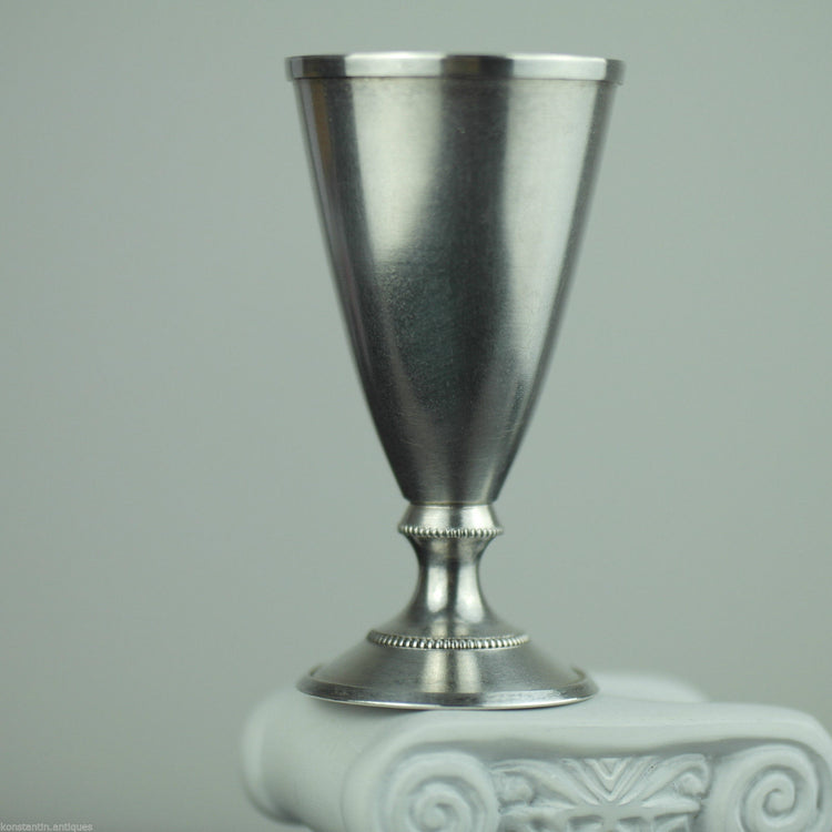 Antique style 20thC solid silver gold plated cup Estonia USSR