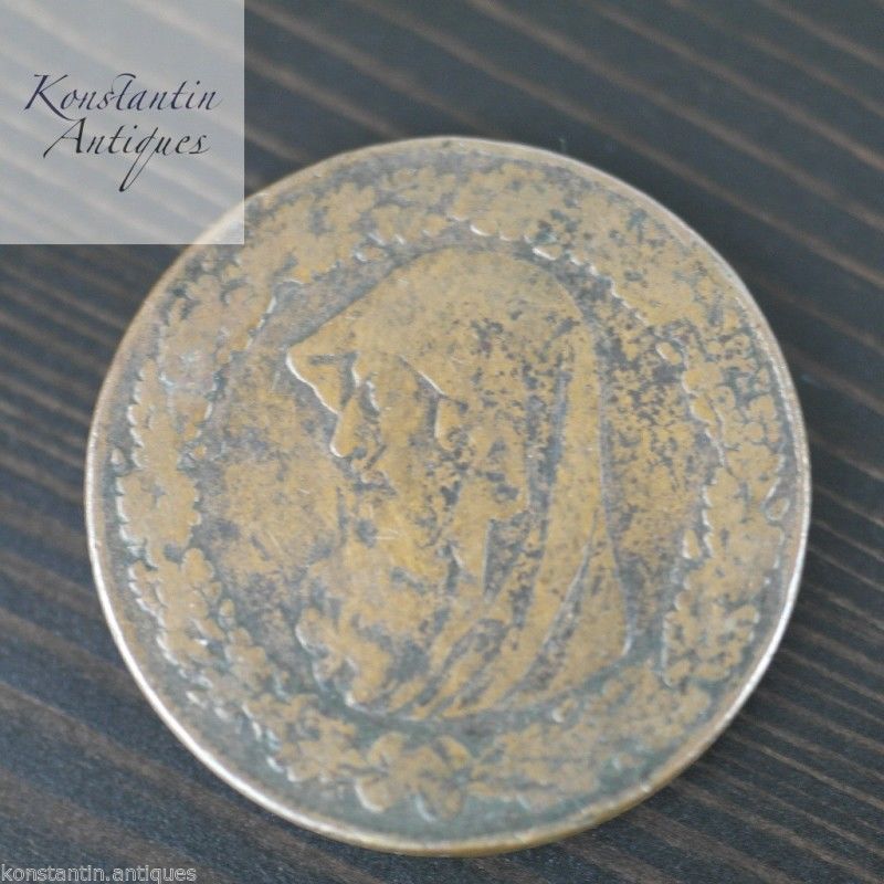 Antiguo 1787 Anglesey Penny Token Imperio Británico 18thC