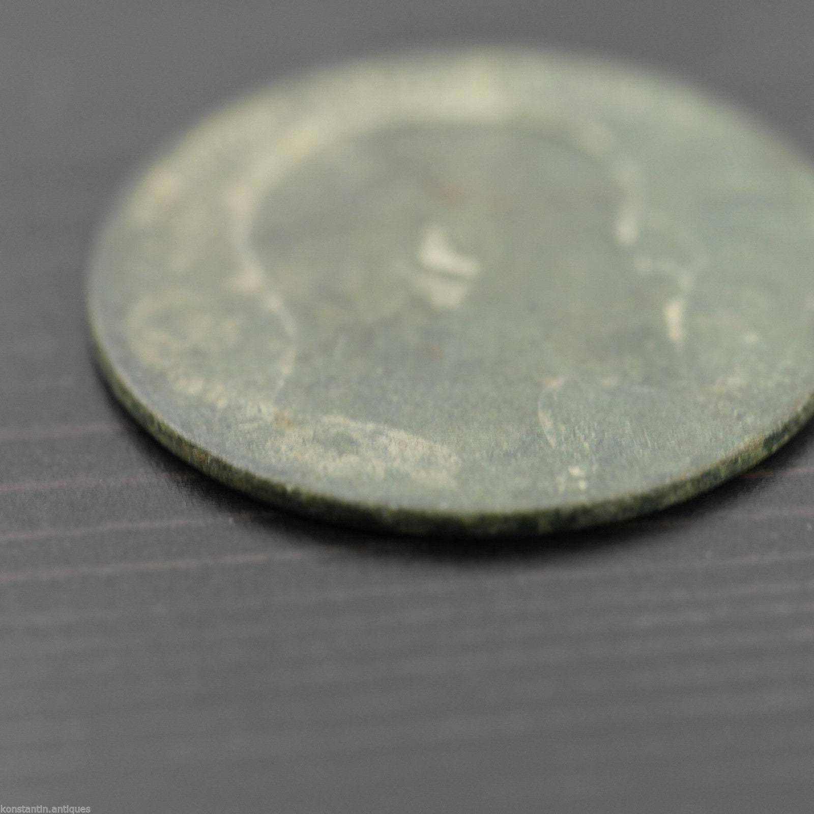 Moneda antigua de 1903 Halfpenny EF. Eduardo VII, Bronce con pátina