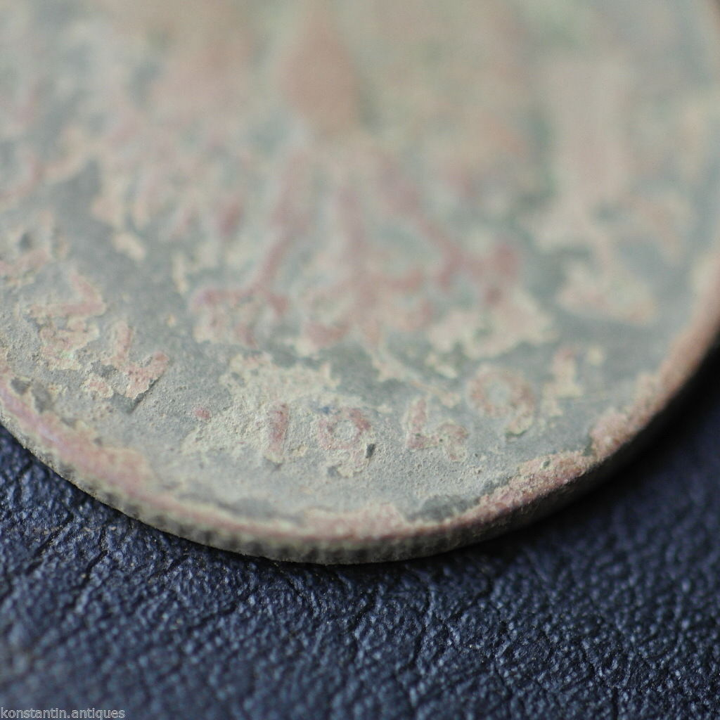 Vintage 1949 moneda 1 zlot Presidente Bolesław Bierut de la República de Polonia 20thC