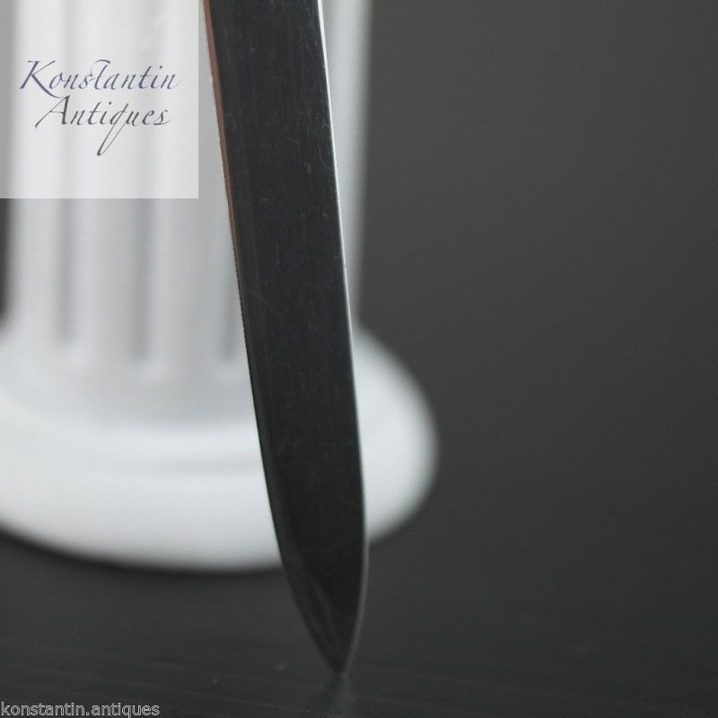 Antiker Brieföffner aus Sterlingsilber aus dem Jahr 1910 mit Perlmutt-MOP-Griff