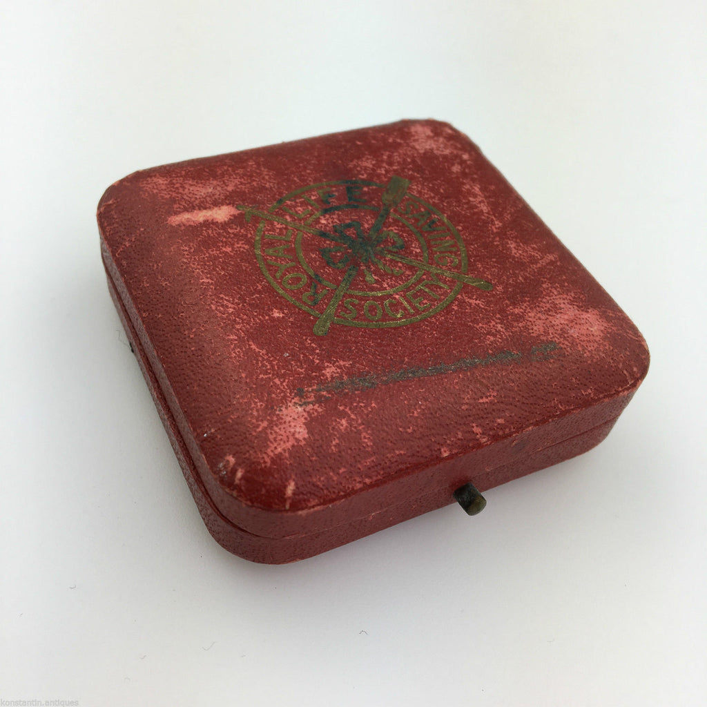 ROYAL LIFE SAVING SOCIETY MEDAL ESTABLISHED 1891 boxed c.1939