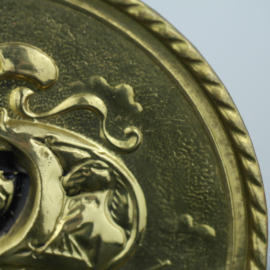 Vintage Wanddekoration Messingplatte Antikes Bootsporträt hitzebeständig England