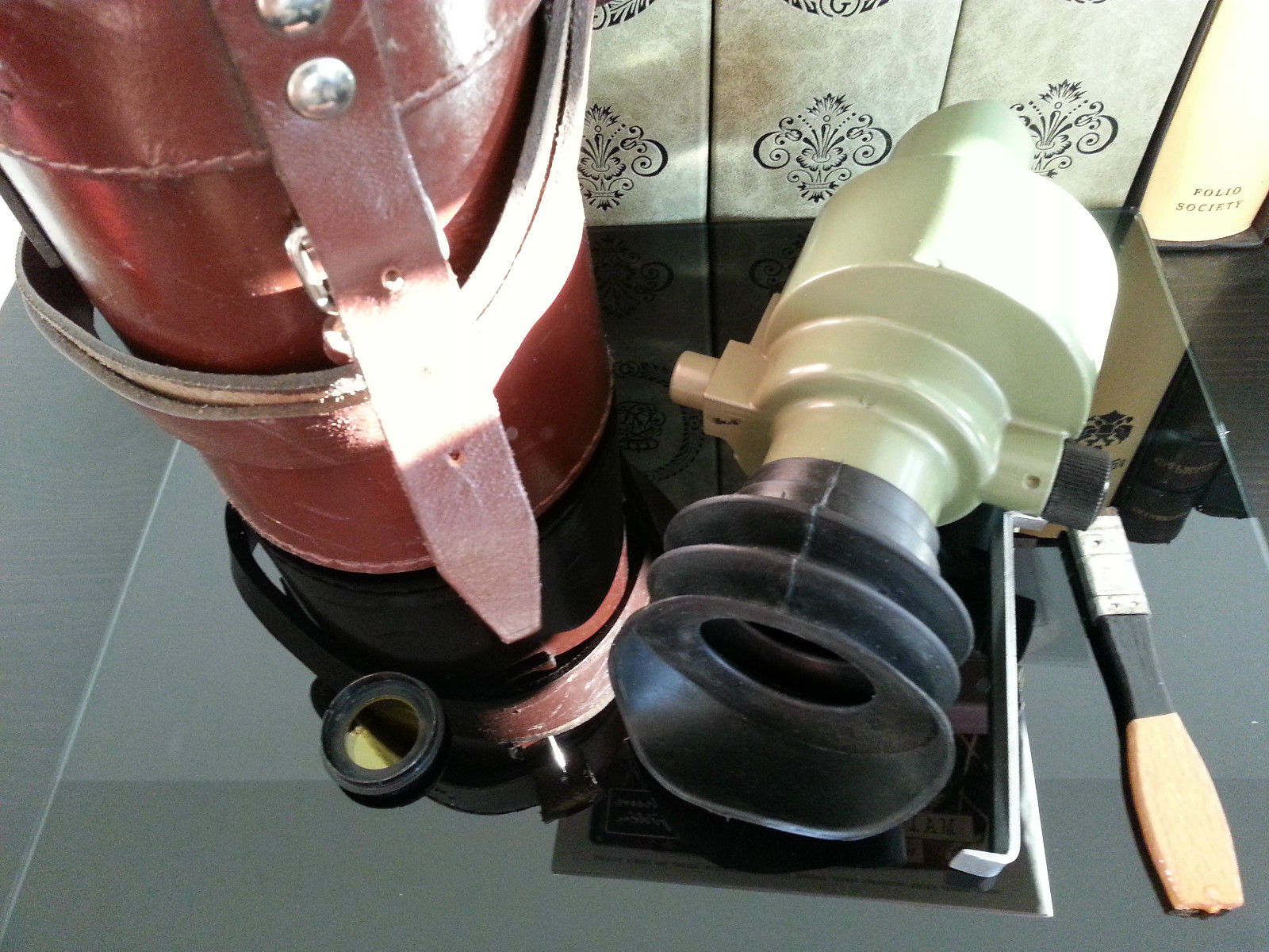 Alcance de visión monocular vintage ZRAK M-59 excedente genuino