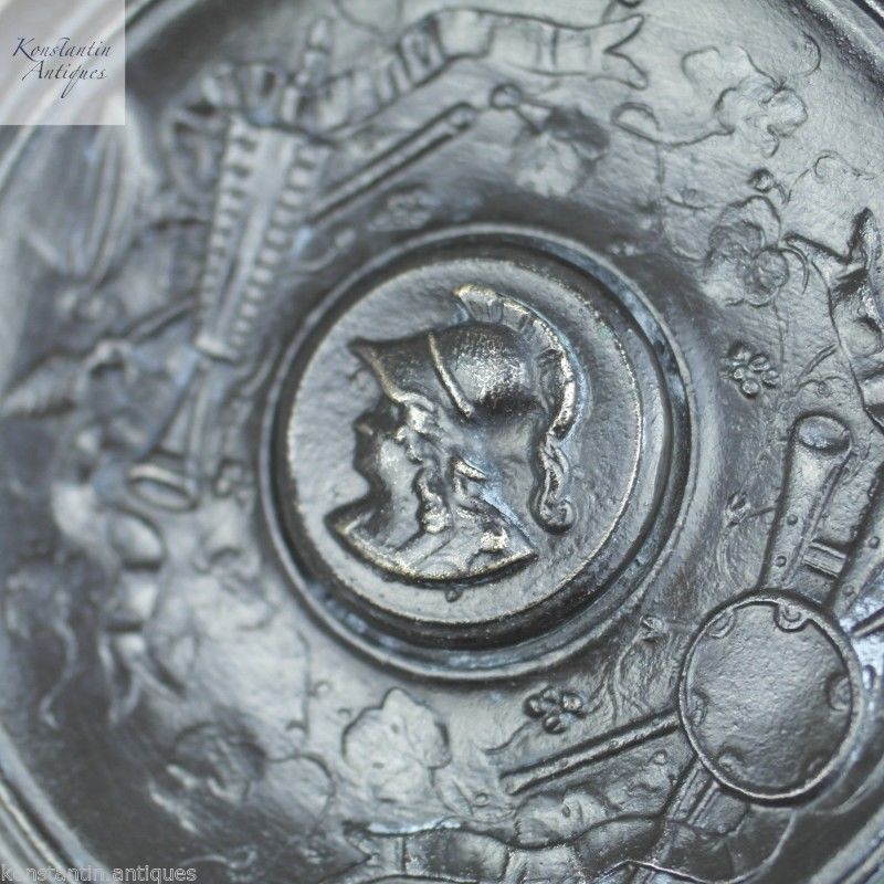 Antique patinated bronze tazza Classic French