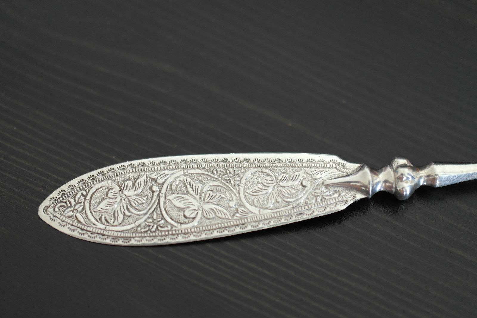 Antique solid silver middle east page turner