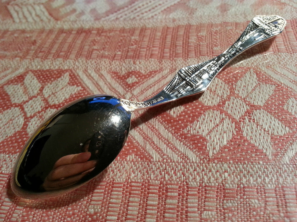 Antiker Löffel aus Sterlingsilber aus dem 20. Jh. New York USA Paye Baker MFG Co