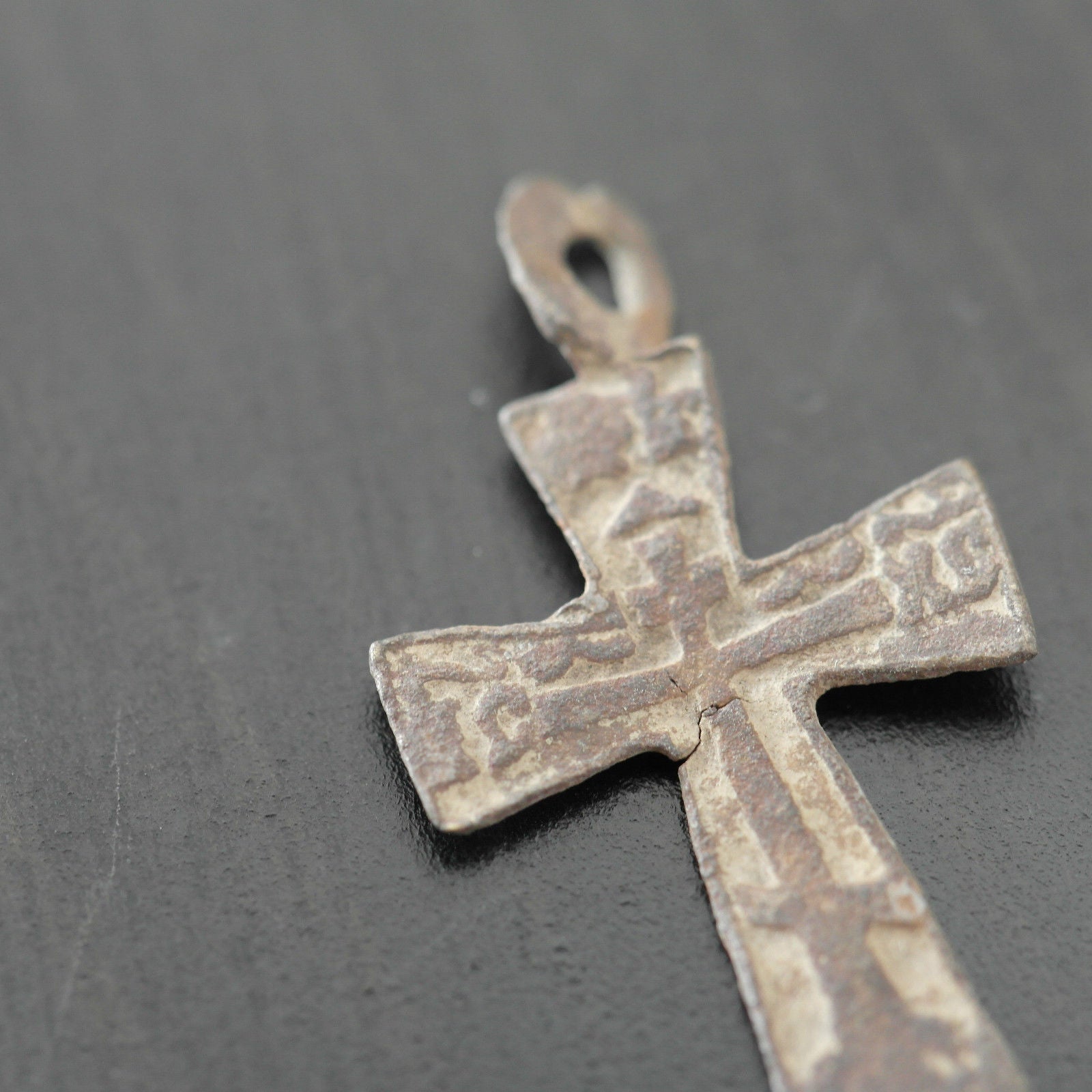 Antique solid cross Russian Empire Orthodox old Believers