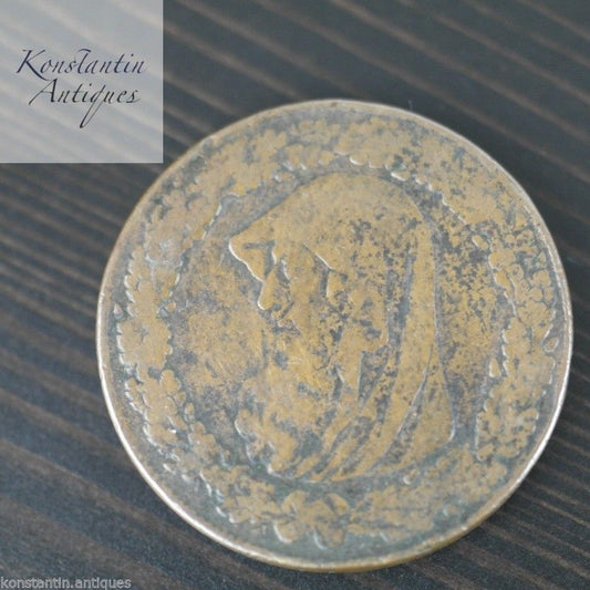 Antiguo 1787 Anglesey Penny Token Imperio Británico 18thC