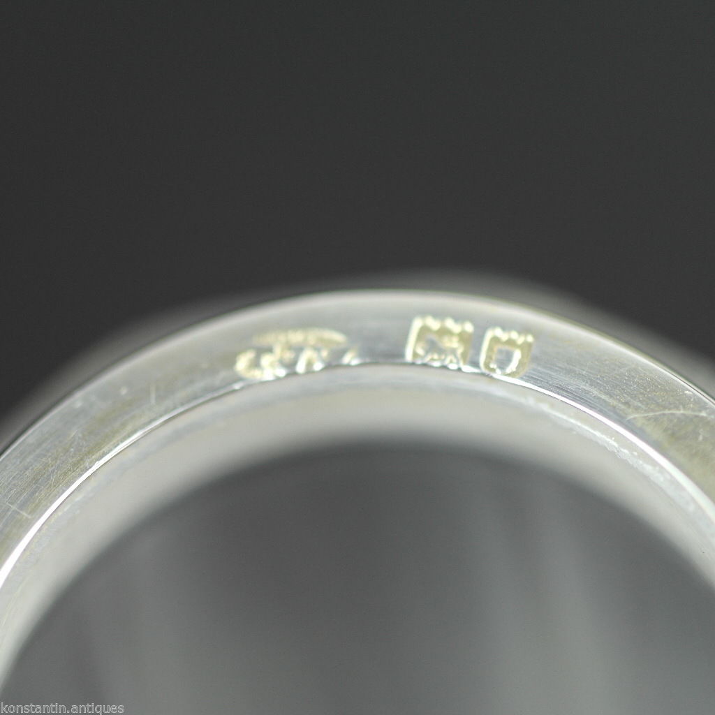 Antique 1906 cut glass vanity bottle solid silver lidl made in London