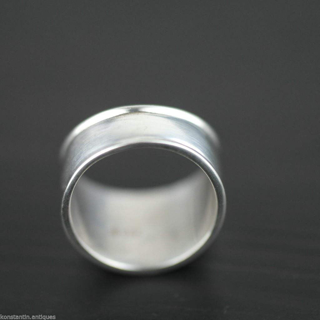 Vintage Scandinavian style sterling silver ring