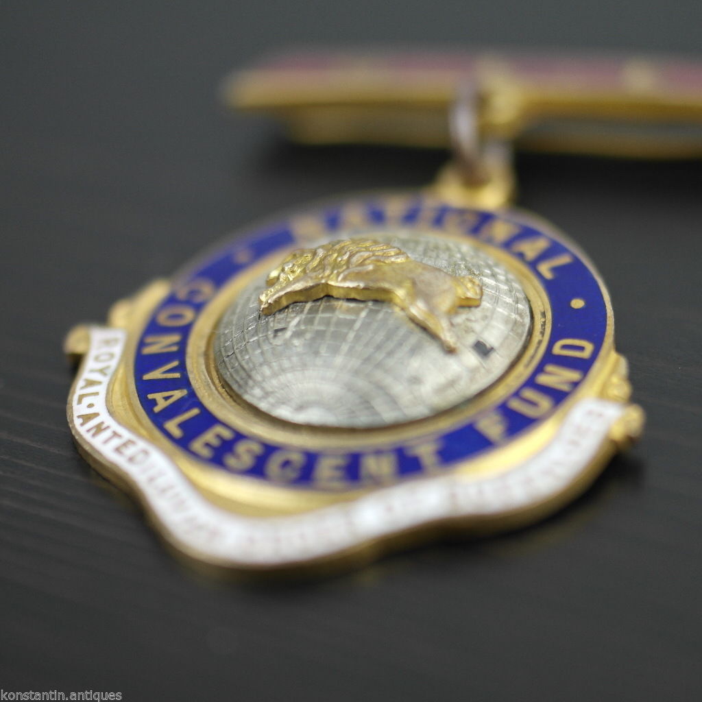 Medalla de Esmalte *RAOB* GLE FONDO NACIONAL DE CONVALESCENTES gran regalo