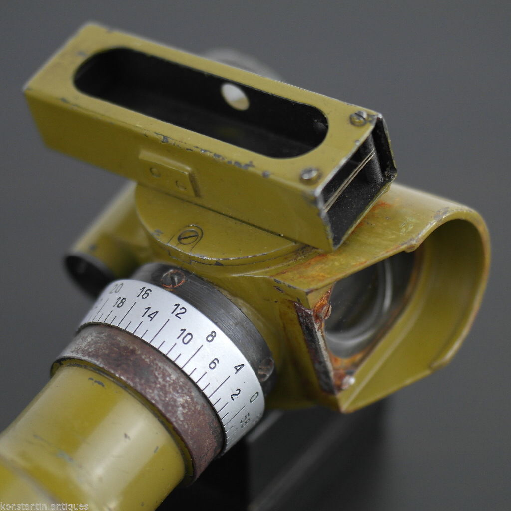 La mira del regimiento PG-1 Telescopio panorámico URSS 1959 Pacto de Varsovia ruso 