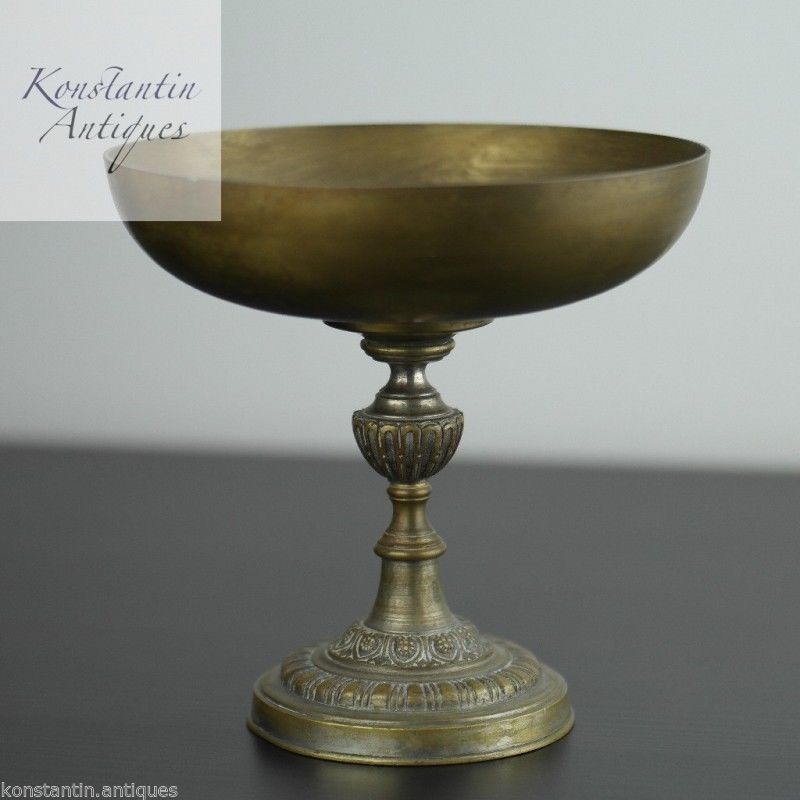 Antique French tazza cup statue Neo Classical