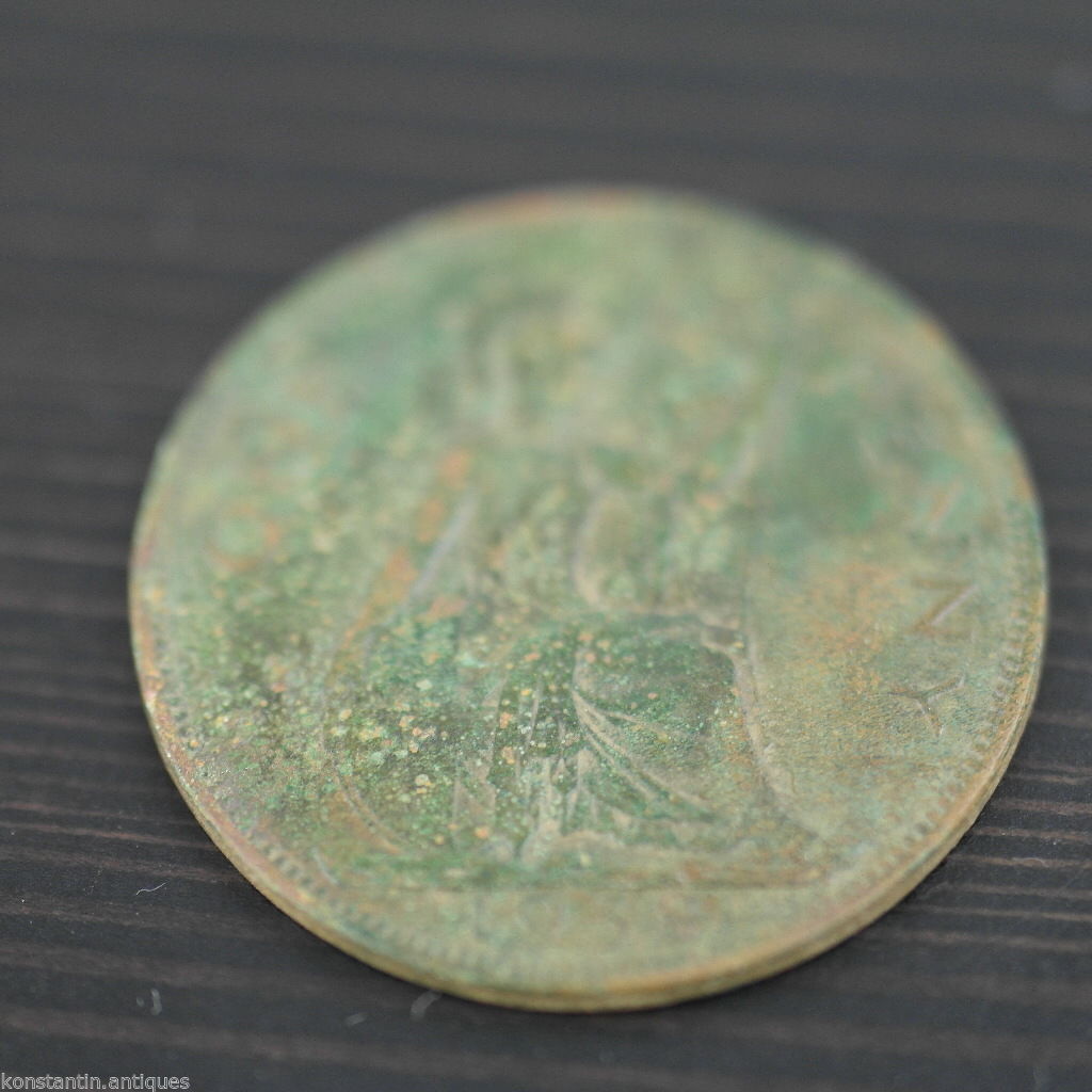 Vintage 1938 coin one penny  George Vl of Great British Empire London 20thC