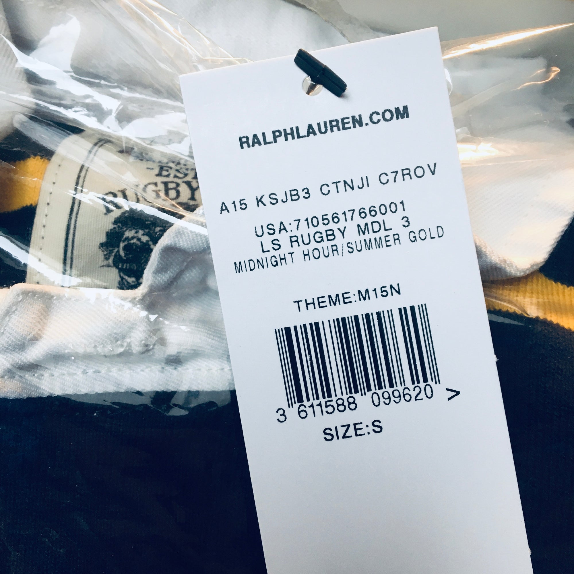 Polo Ralph Lauren long sleeves rugby classic fit Vintage Jersey style