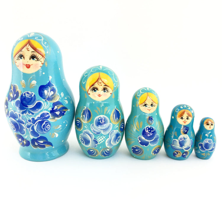 Original Russian doll Matryoshka five in one