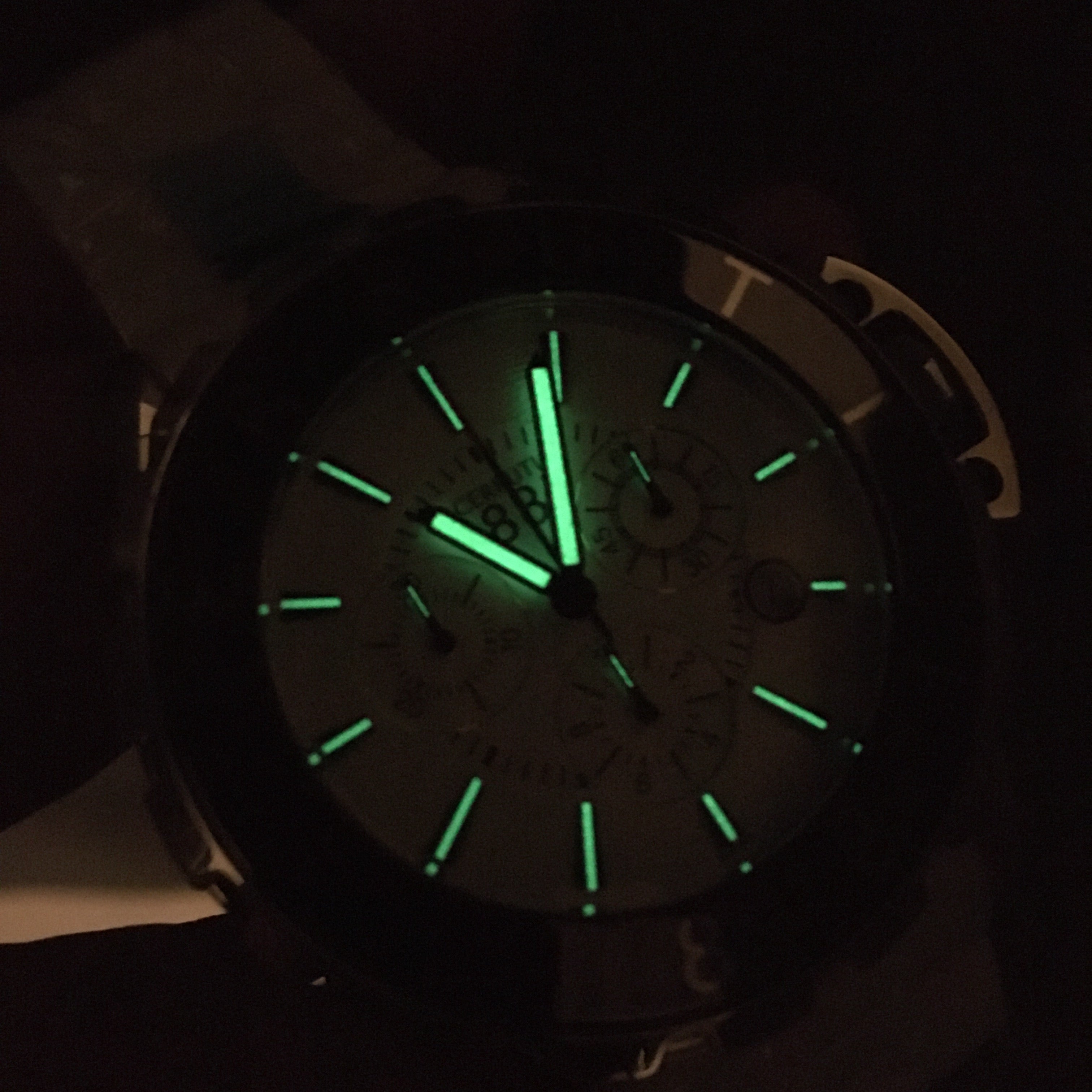 Cerruti 1881 Cronógrafo Reloj de pulsera de cerámica negro con brazalete