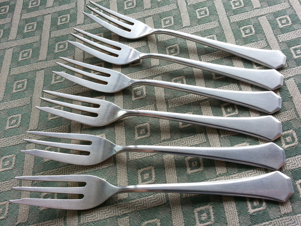 Antique WMF silver plated set of six forks top quality