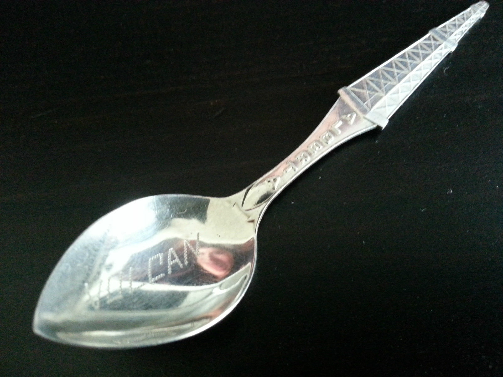 Vintage solid silver spoons Alberta Vulcan Sterling Great gift