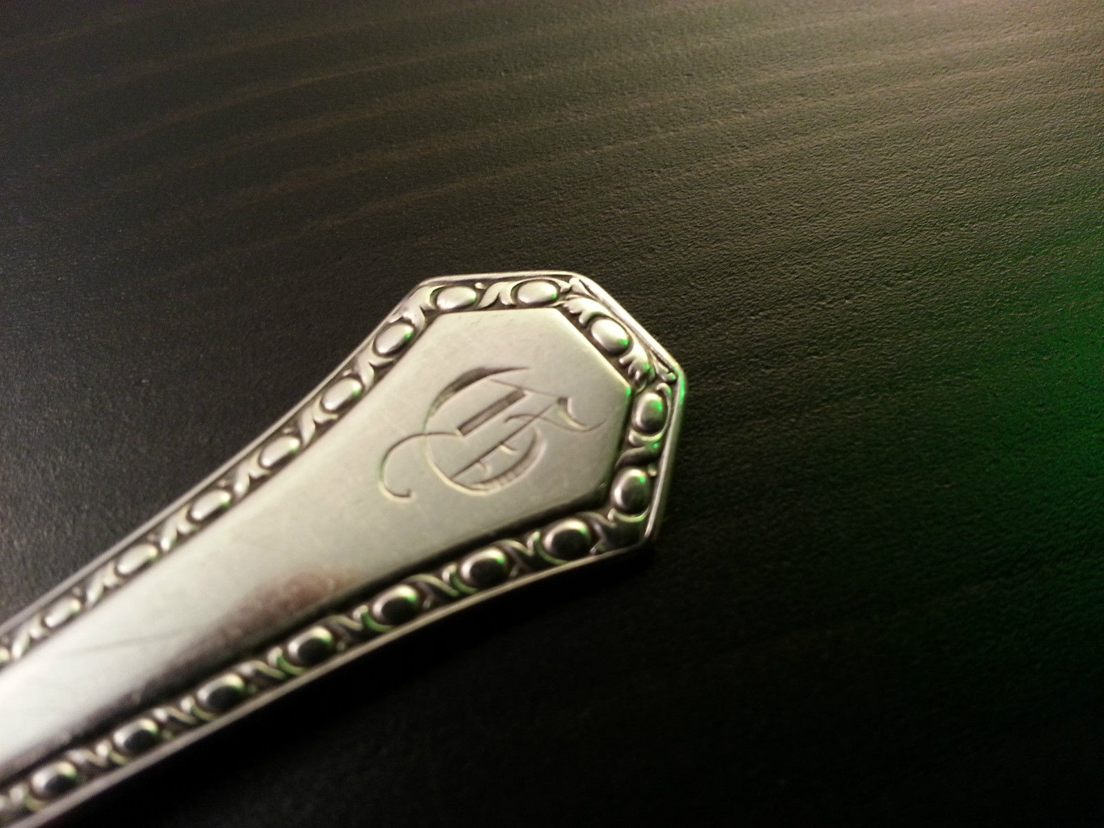 Antique 19thC sterling silver spoon Reed and Barton Taunton MA