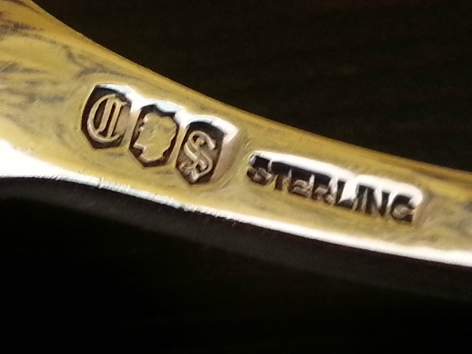 Antique Sterling silver Latte Coffee spoon CONCORD SILVERSMITHS