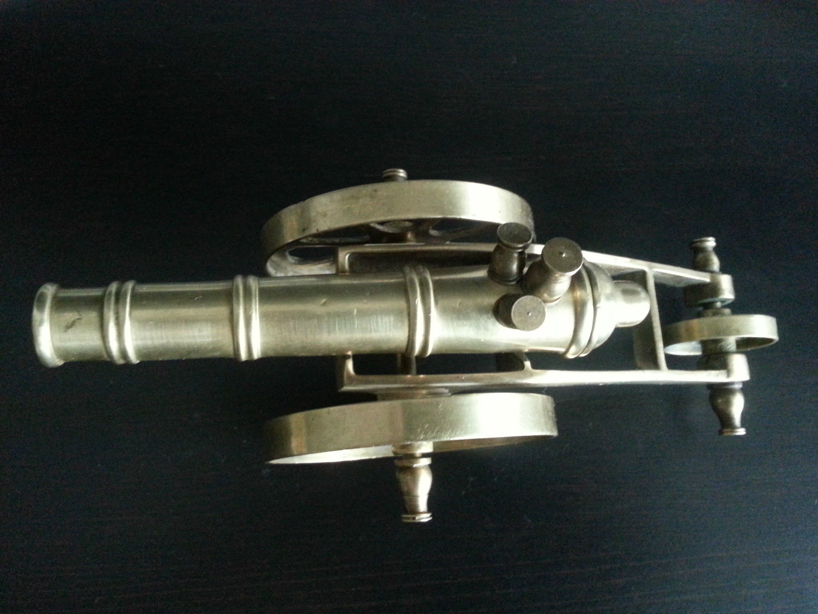 Vintage model Antique cannon brass statue great British Empire