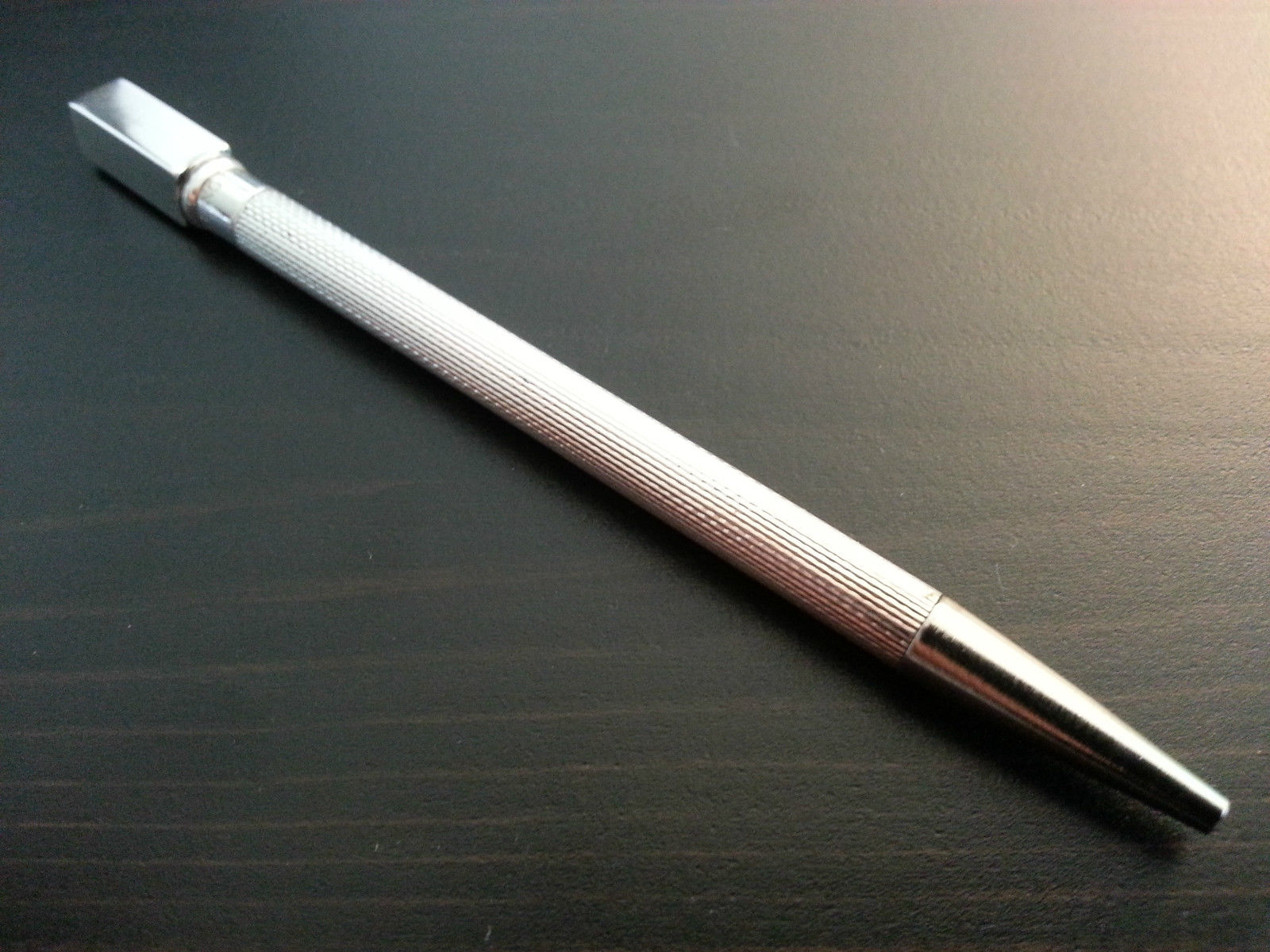Lápiz propulsor de plata maciza vintage Clubs Sterling USA America gran regalo
