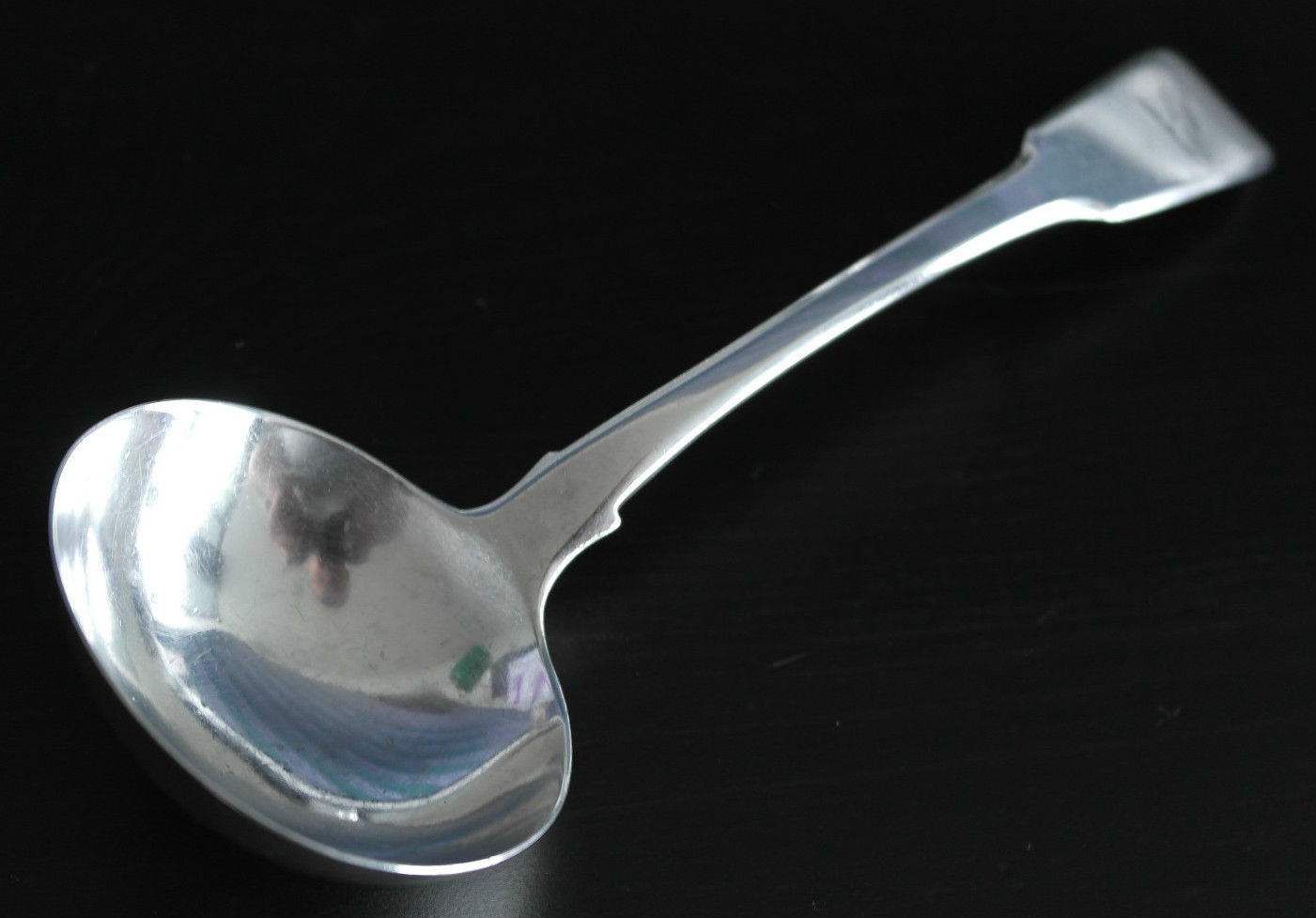 Antique 1816 sterling silver ladle duty British Empire of George 19thC