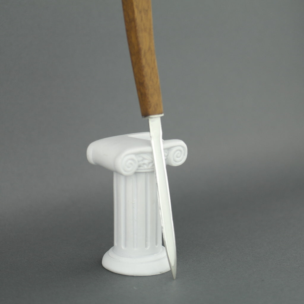 Eleganter Brieföffner aus Sterlingsilber mit Massivholzgriff, hergestellt von DIM, hergestellt in London GCK