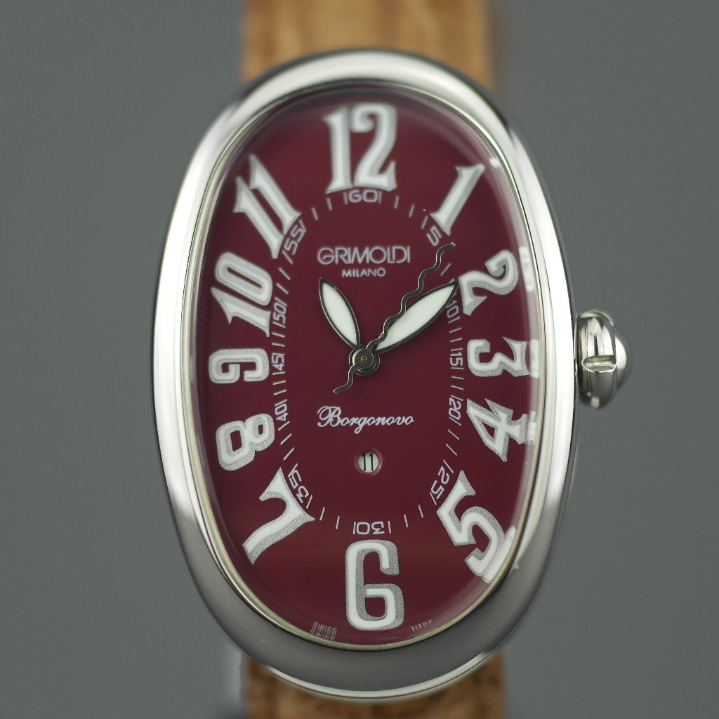 Giorgio Grimoldi Milano Burgundy Borgonovo SM Automatic Ladies wristwatch