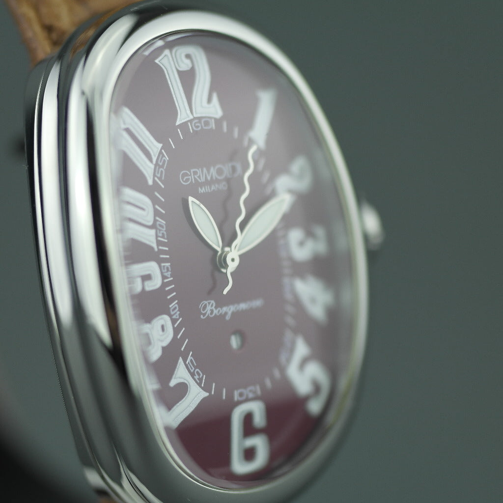 Giorgio Grimoldi Milano Burgundy Borgonovo SM Automatic Ladies wristwatch