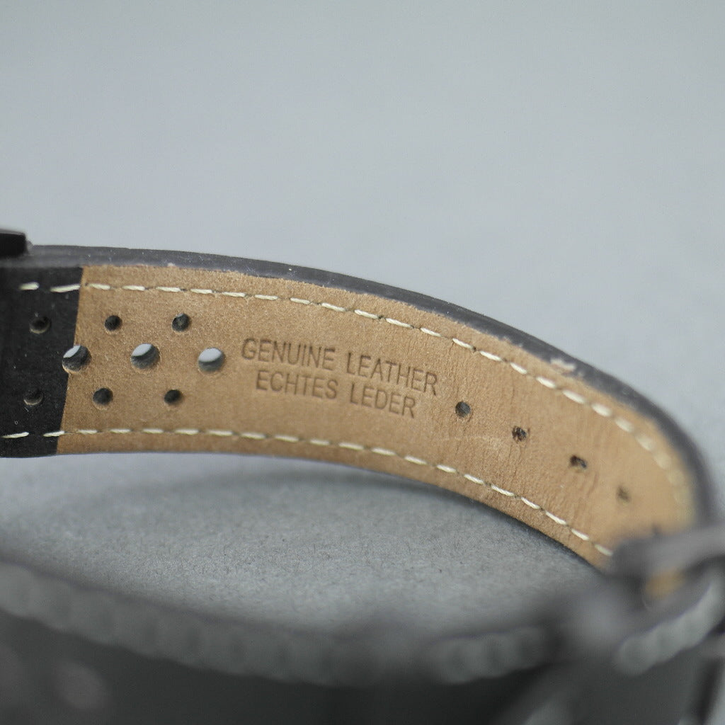 Constantin Weisz Automatik-Armbanduhr im Militärstil mit Datum und Lederarmband