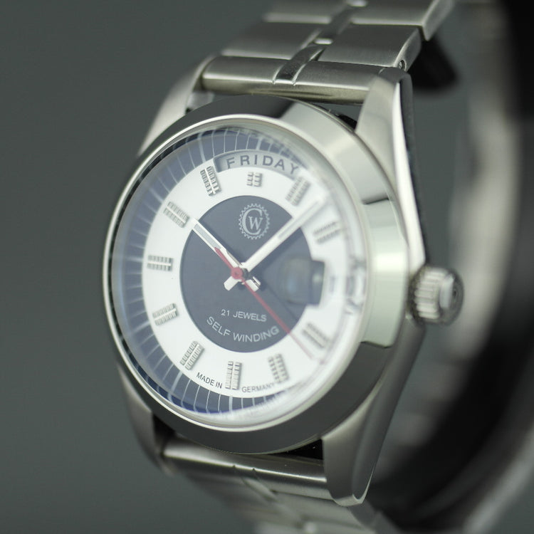 Constantin Weisz Limited Edition Automatik-Armbanduhr, 21 Steine, Edelstahlarmband