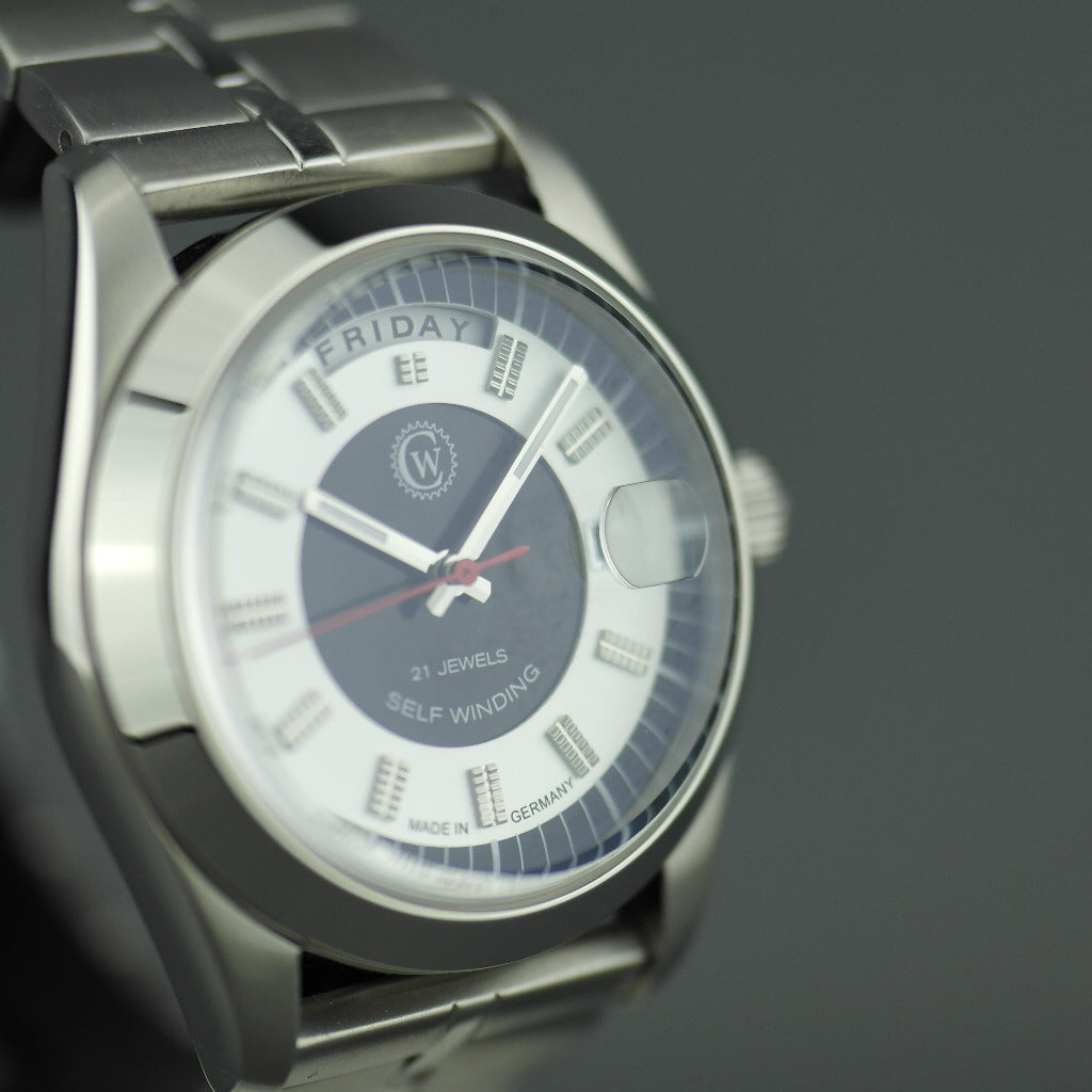 Constantin Weisz Limited Edition Automatik-Armbanduhr, 21 Steine, Edelstahlarmband