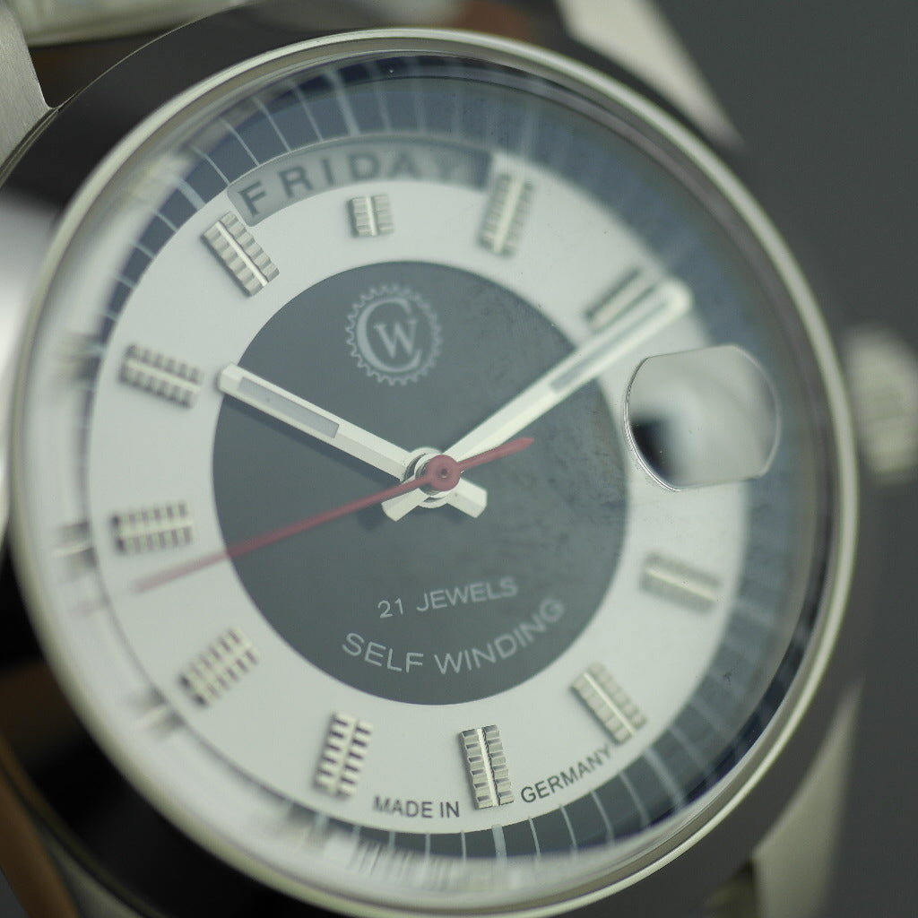 Constantin Weisz Limited Edition Automatic wristwatch 21 jewels stainless steel bracelet