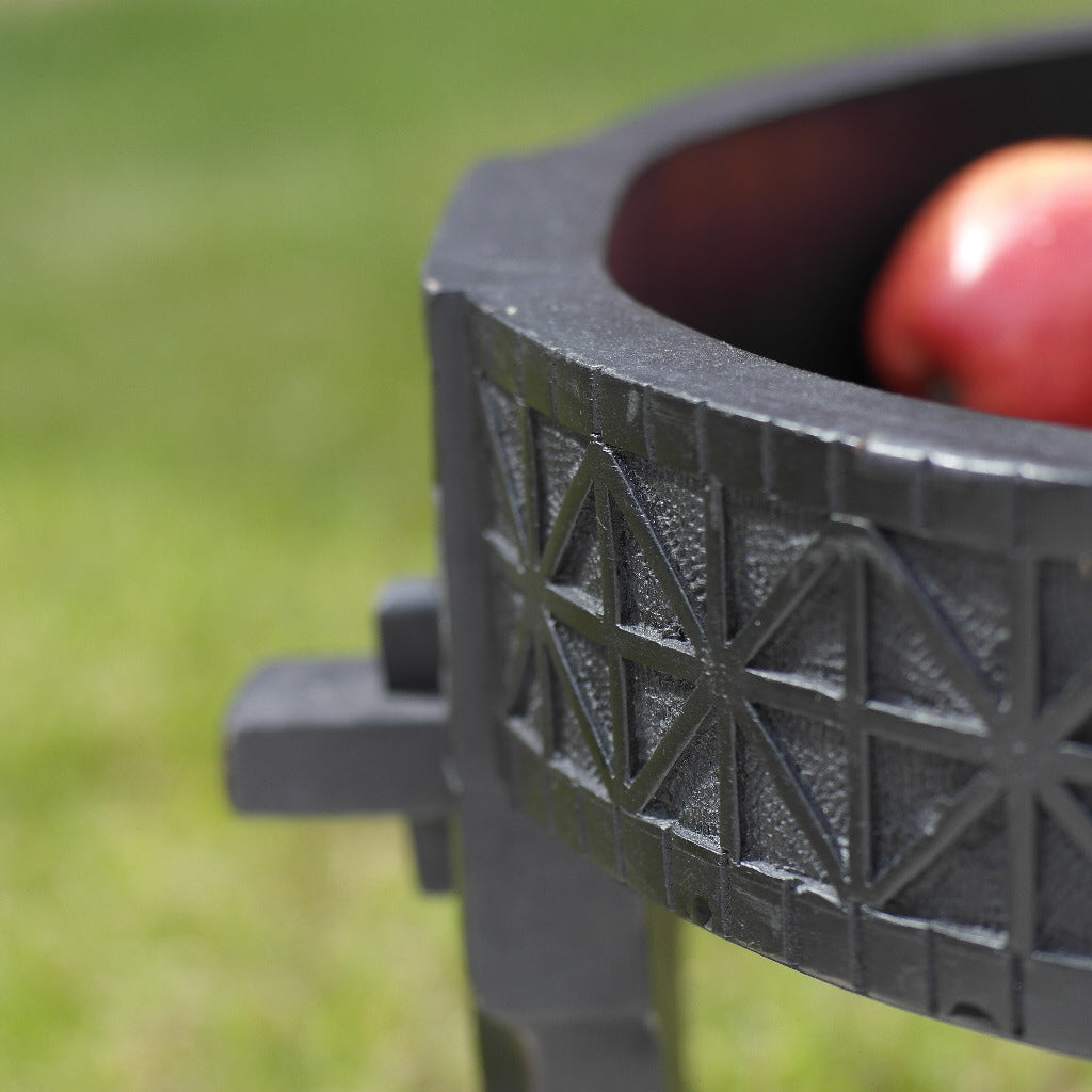 Rustic black party Massa Wooden Tray table from DAY Birger Et Mikkelsen Home