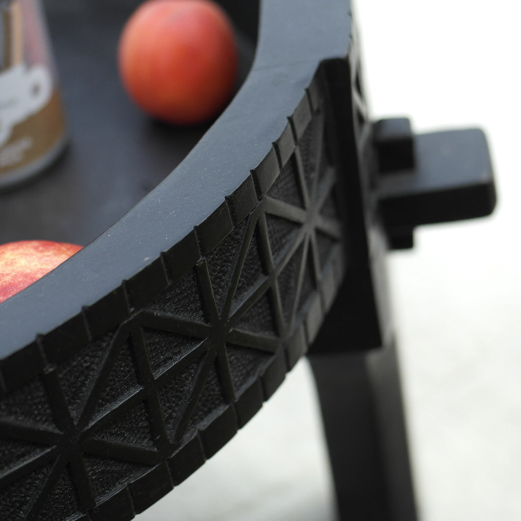 Rustic black party Massa Wooden Tray table from DAY Birger Et Mikkelsen Home
