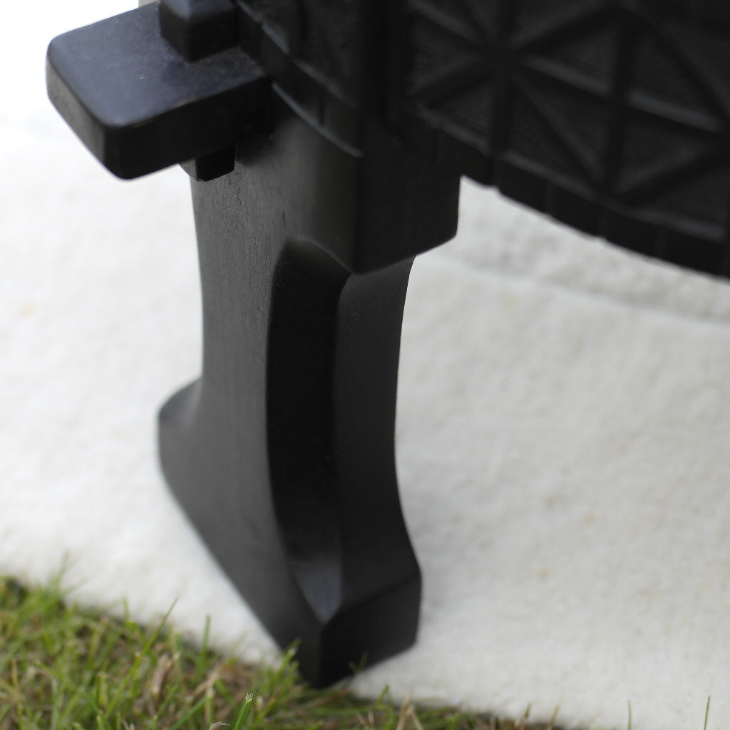 Rustic black party Massa Wooden Tray table from DAY Birger Et Mikkelsen Home