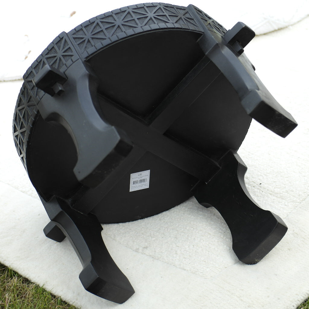 Rustic black party Massa Wooden Tray table from DAY Birger Et Mikkelsen Home