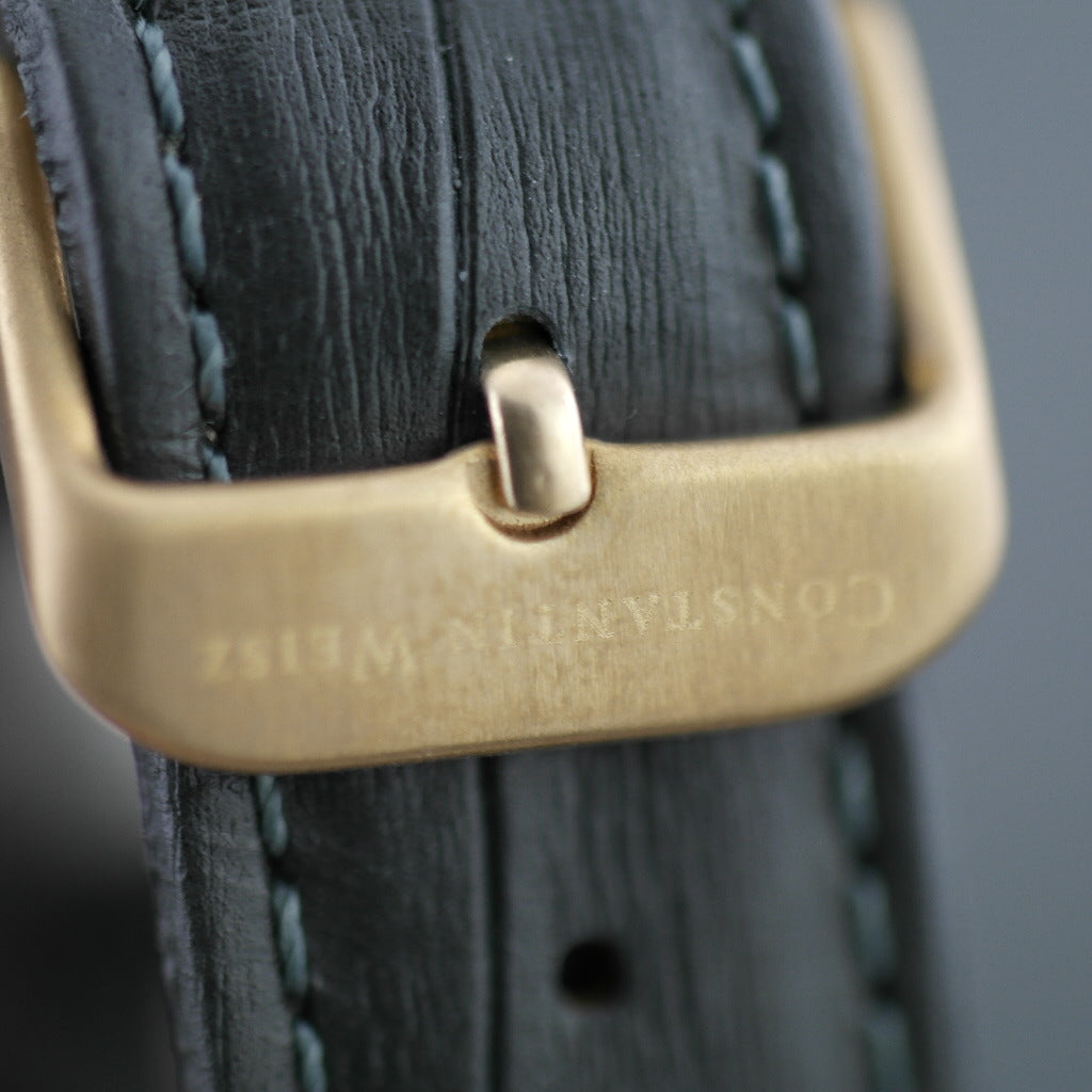 Constantin Weisz 35 Jewels Gent's gold plated Automatic wrist watch Moving Sun blue enamel