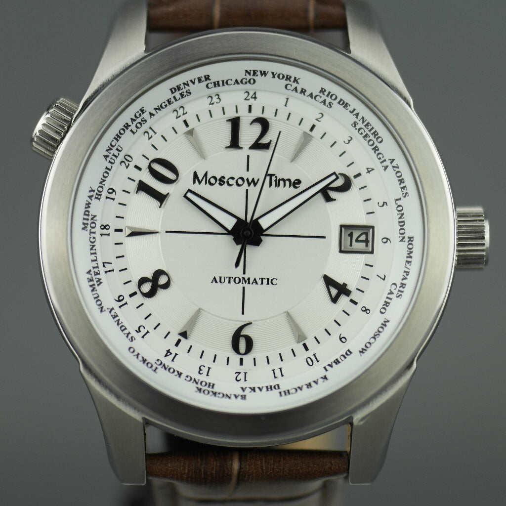 Moscow Time a world timer Gent's Automatic wrist watch