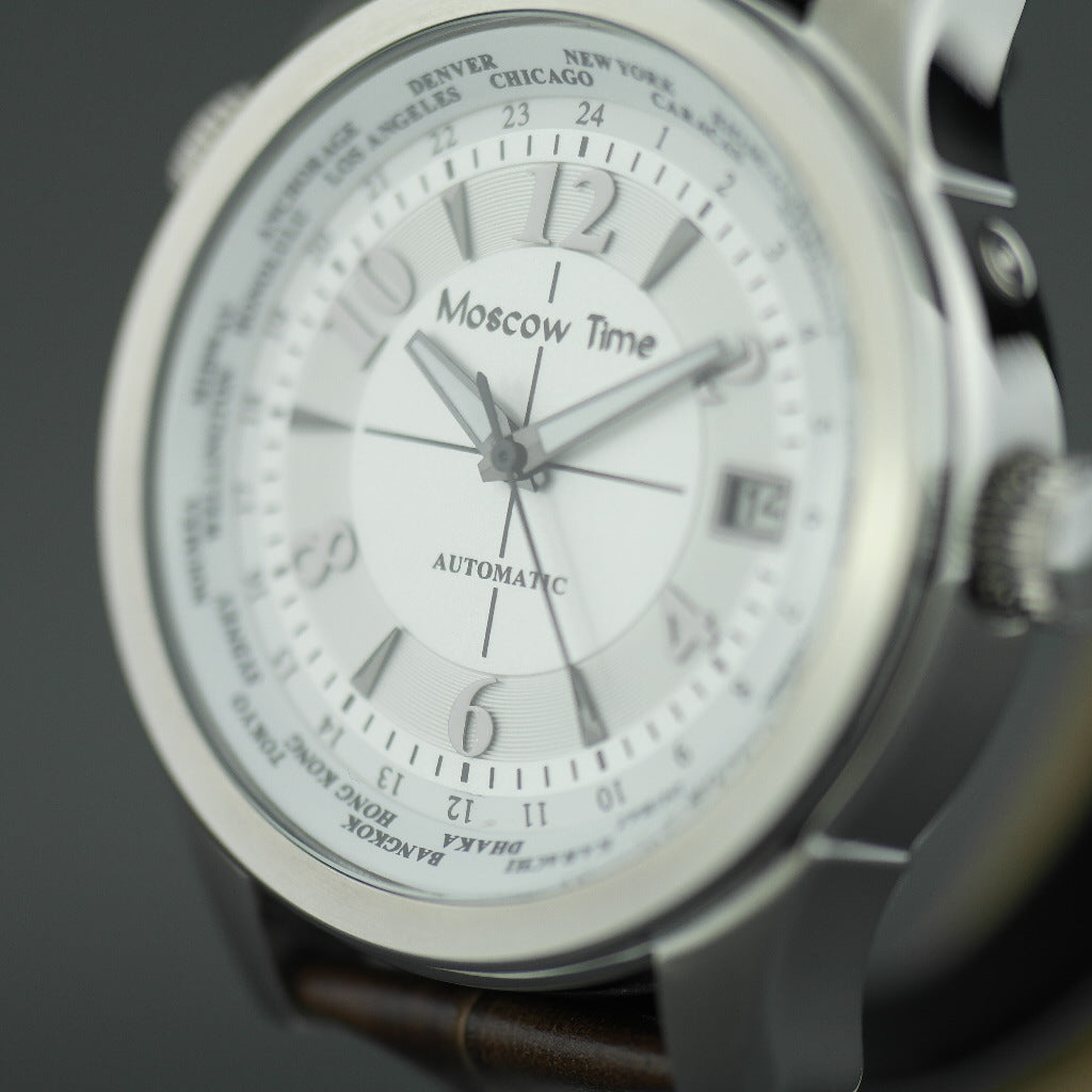 Moscow Time a world timer Gent's Automatic wrist watch