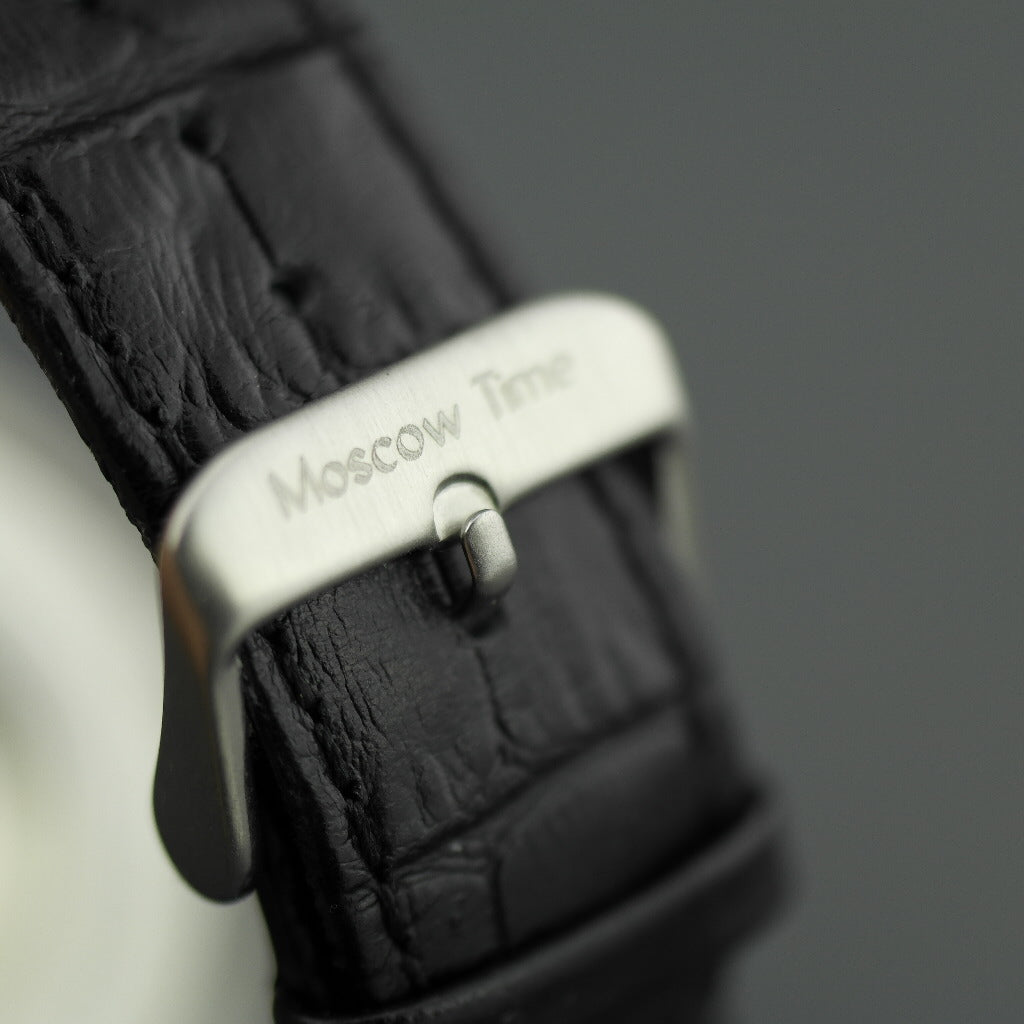 Hora de Moscú, un cronómetro mundial, 27 joyas, reloj de pulsera automático para caballero, esfera azul 