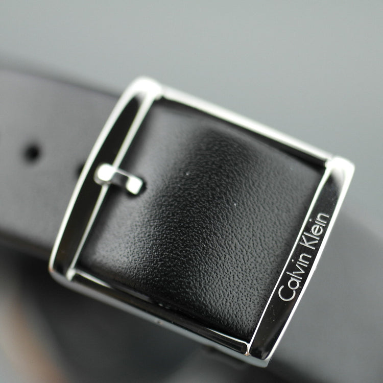 Calvin Klein Sight Quartz Black Dial Swiss wrist watch with leather strap