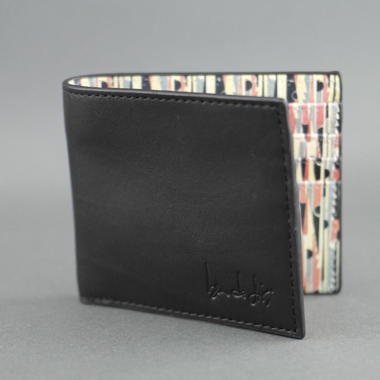 Ben de Lisi London black real leather wallet card holder