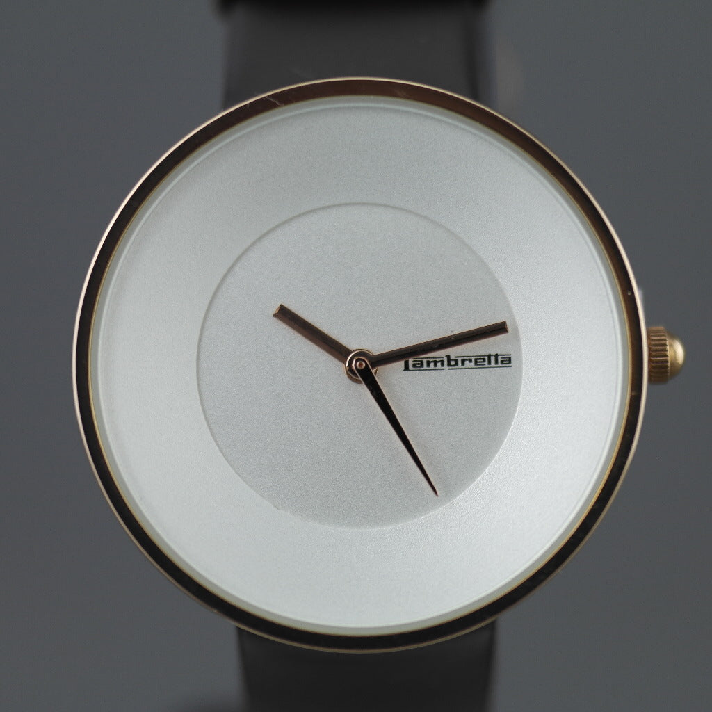 Lambretta Cielo Watch Rose Gold Moro with leather strap