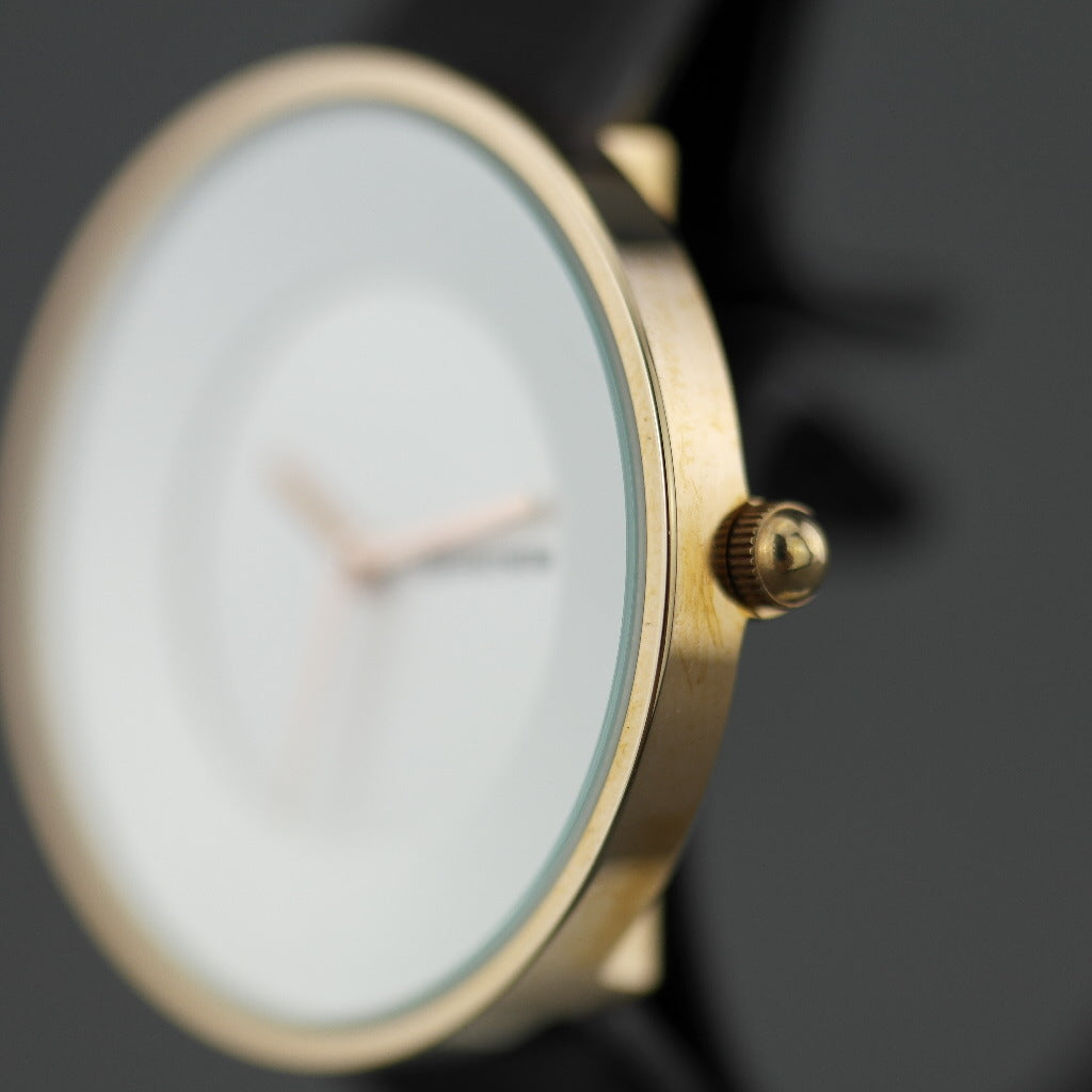 Lambretta Cielo Watch Rose Gold Moro with leather strap