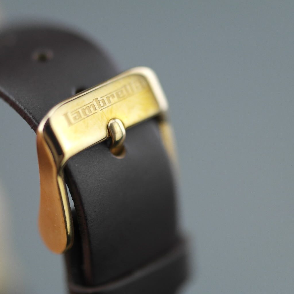Lambretta Cielo Watch Rose Gold Moro with leather strap
