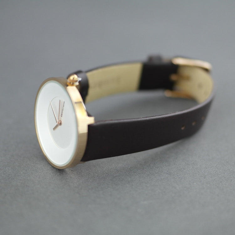 Lambretta Cielo Watch Rose Gold Moro with leather strap